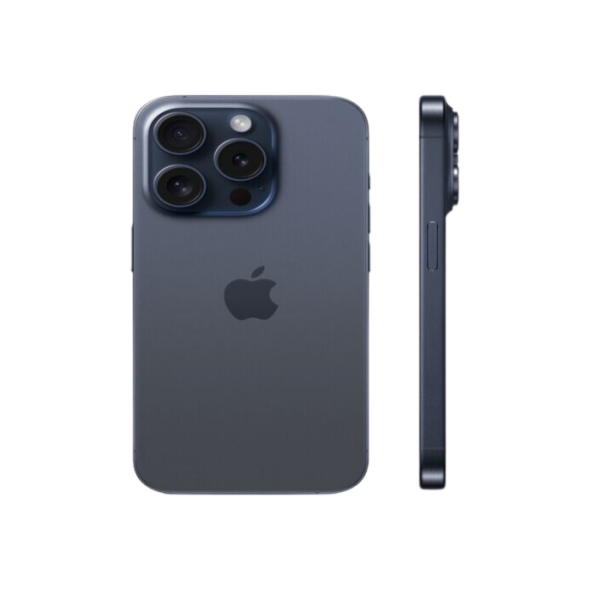 Apple iPhone 15 Pro, 6.1 inch, 128GB, Blue Titanium - Image 3
