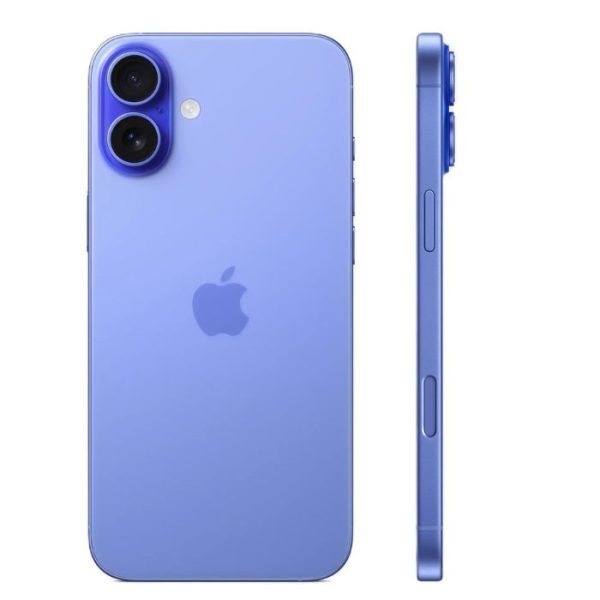 Apple iPhone 16 Plus, 128GB, 8GB, 6.1 Inch, Ultramarine - Image 2