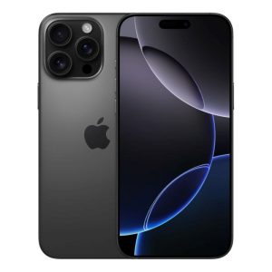 Apple iPhone 16 Pro Max (Dual Physical Sim), 6.9 Inch, 1TB, 8GB, Black Titanium
