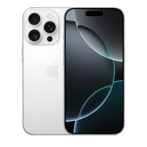 Apple iPhone 16 Pro (UAE), 6.3 Inch, 256GB, 8GB, White Titanium